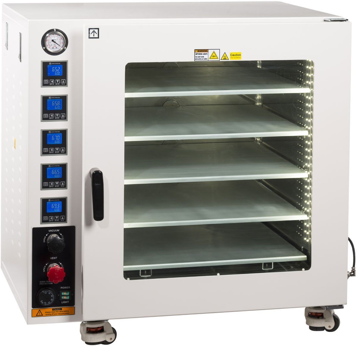 Across International AT75a-UL 316L SST Optional 250C UL Certified 7.5 CF Vacuum Oven with 5 Heating Shelves