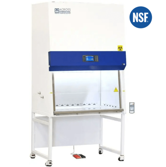 Across International BC-3F.110 NSF Certified 3 Ft Class II Type A2 Biosafety Cabinet