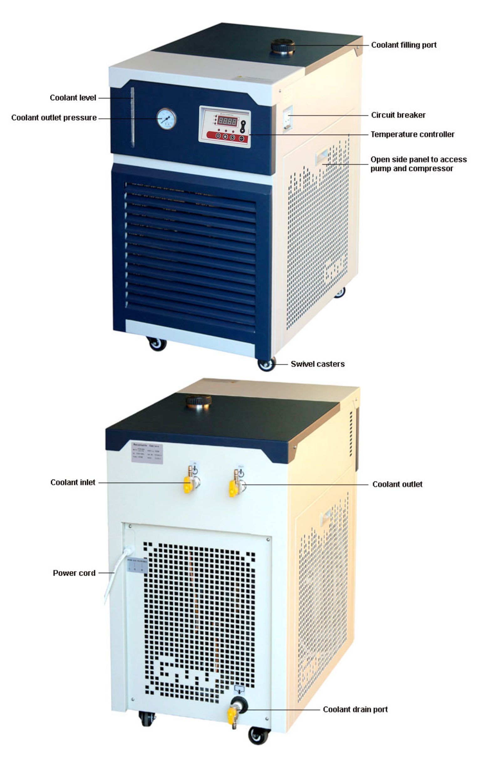 Across International C30-10-5L Ai -30°C 10L Recirculating Chiller with 20L/Min Centrifugal Pump