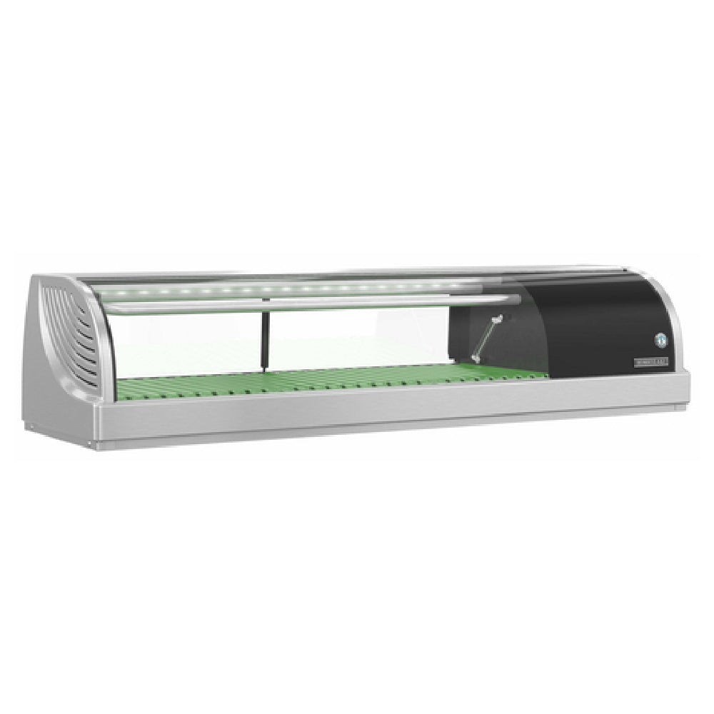 Hoshizaki HNC-120BA-R-SLH 47-1/5 Inch Refrigerated Sushi Display Case Countertop Stainless Steel with LED Lighting