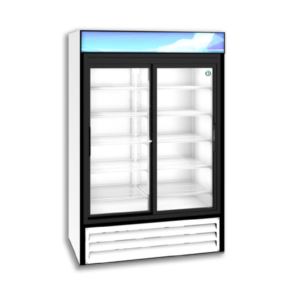 Hoshizaki RM-45-SD-HC-WHT 51 Inch Refrigerated Merchandiser Two Section 38.26 cu ft