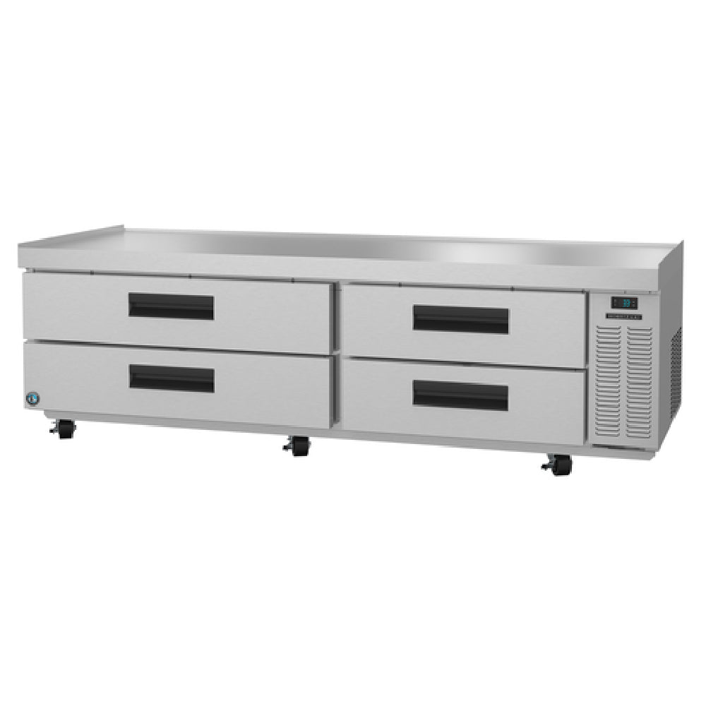 Hoshizaki CR85A 85 Inch Two-section Refrigerated Equipment Stand with Drawers