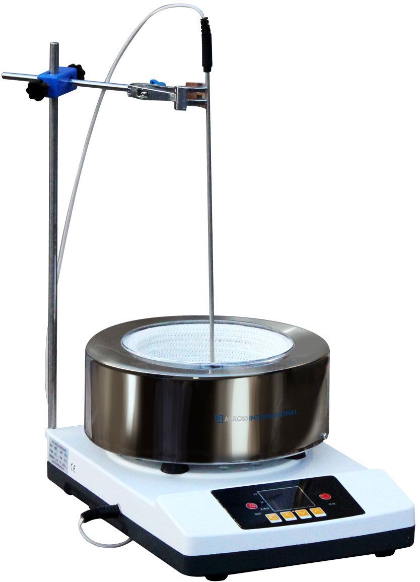 Across International DigiM2 Ai DigiM 2L 300°C 1200 RPM PID Controlled Digital Heating Mantle