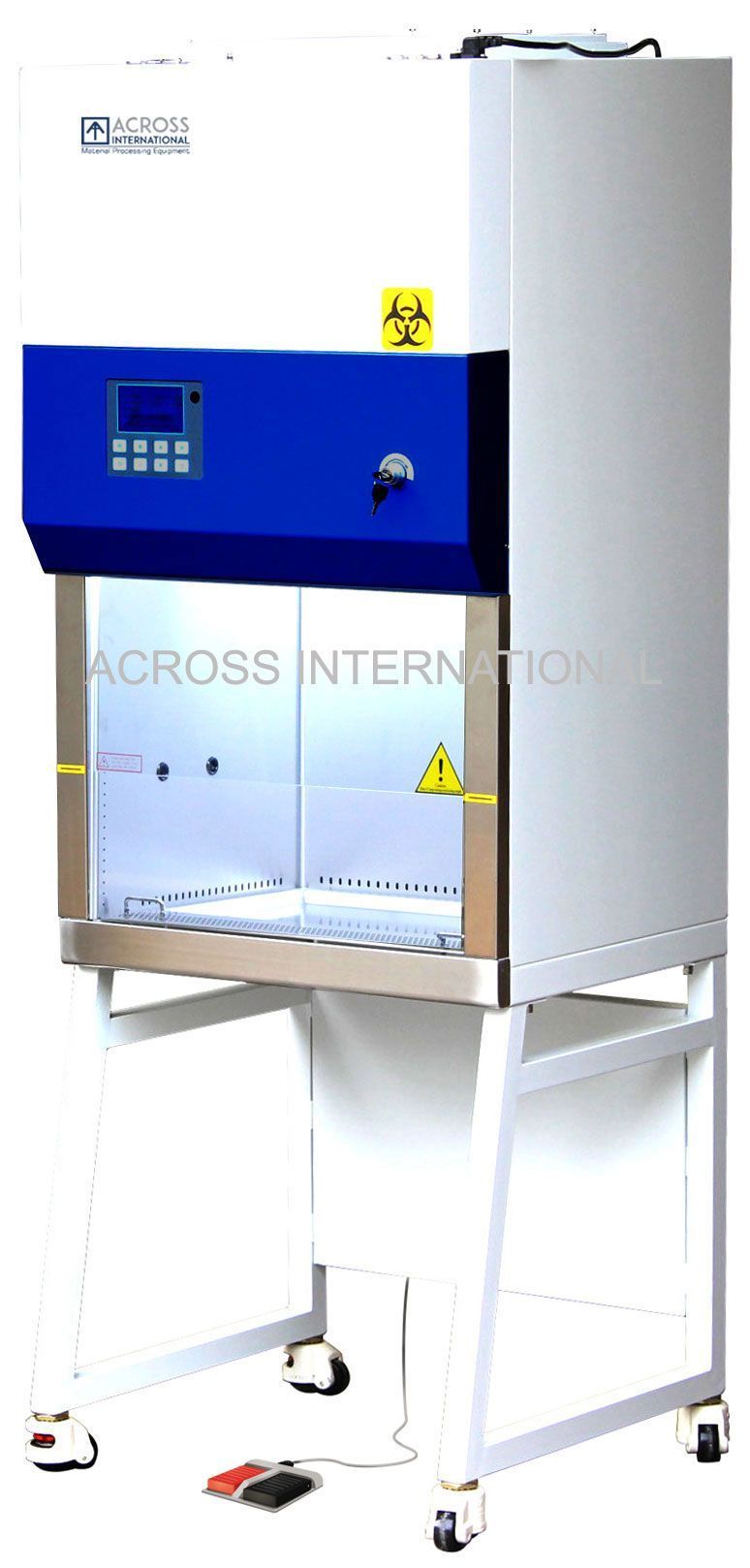 Across International BC-2F.110 NSF Certified 2 Ft Class II Type A2 Biosafety Cabinet with Detachable Stand