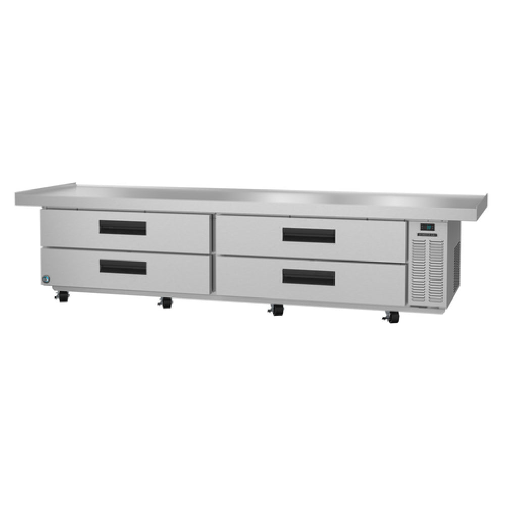 Hoshizaki CR110A 110 Inch Refrigerated Equipment Stand Stainless Steel with 4 Drawers