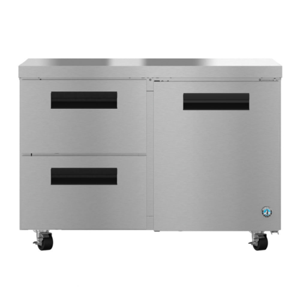Hoshizaki UF48B-D2 Steelheart Series Undercounter Freezer Reach-in Two-section