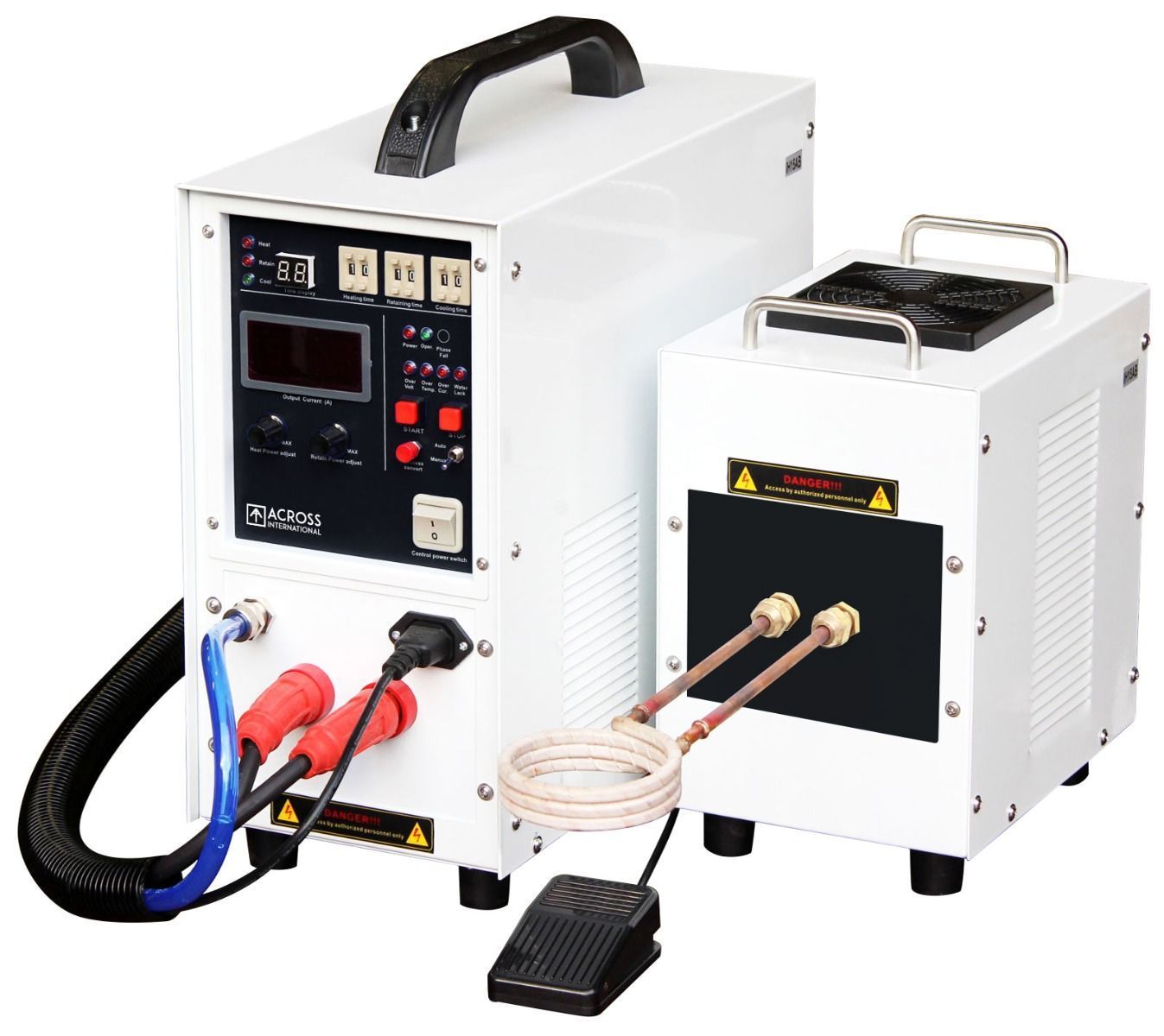 Across International IH15AB 15KW Mid-Frequency Split Induction Heater w/ Timers 30-80KHz