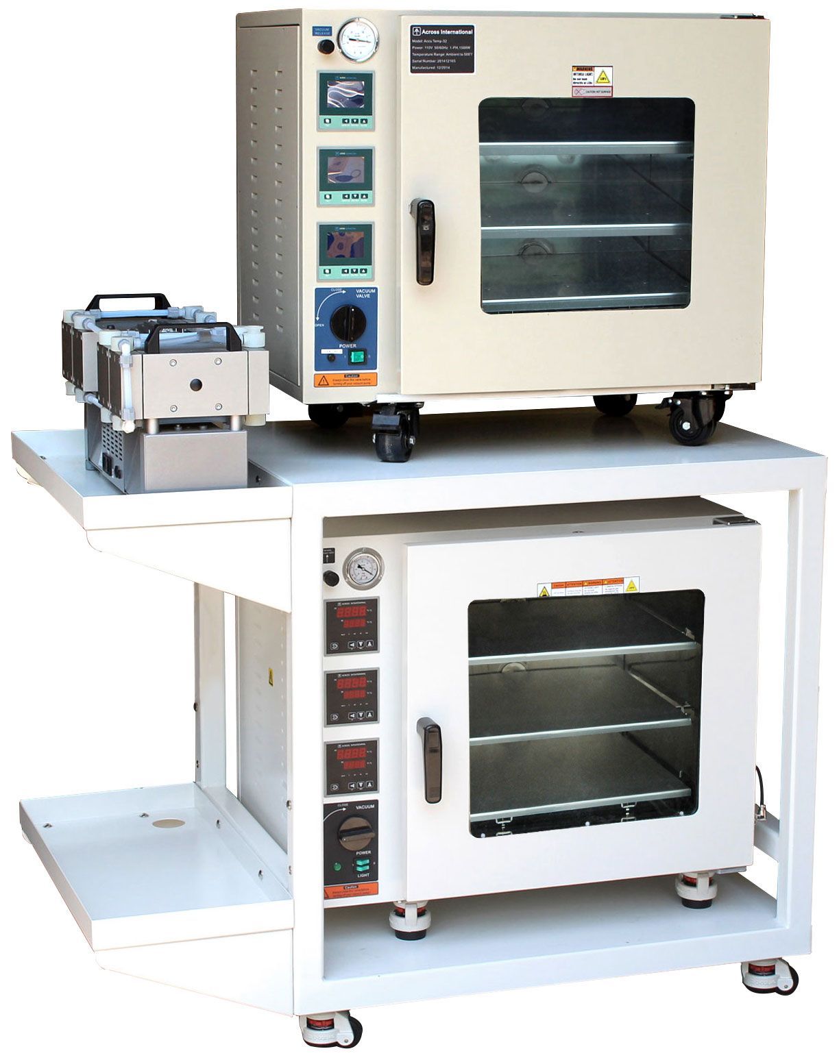 Across International AT32e ECO 150C 3.2 Cu Ft Vacuum Oven 3 Heated Shelves & LED Lights