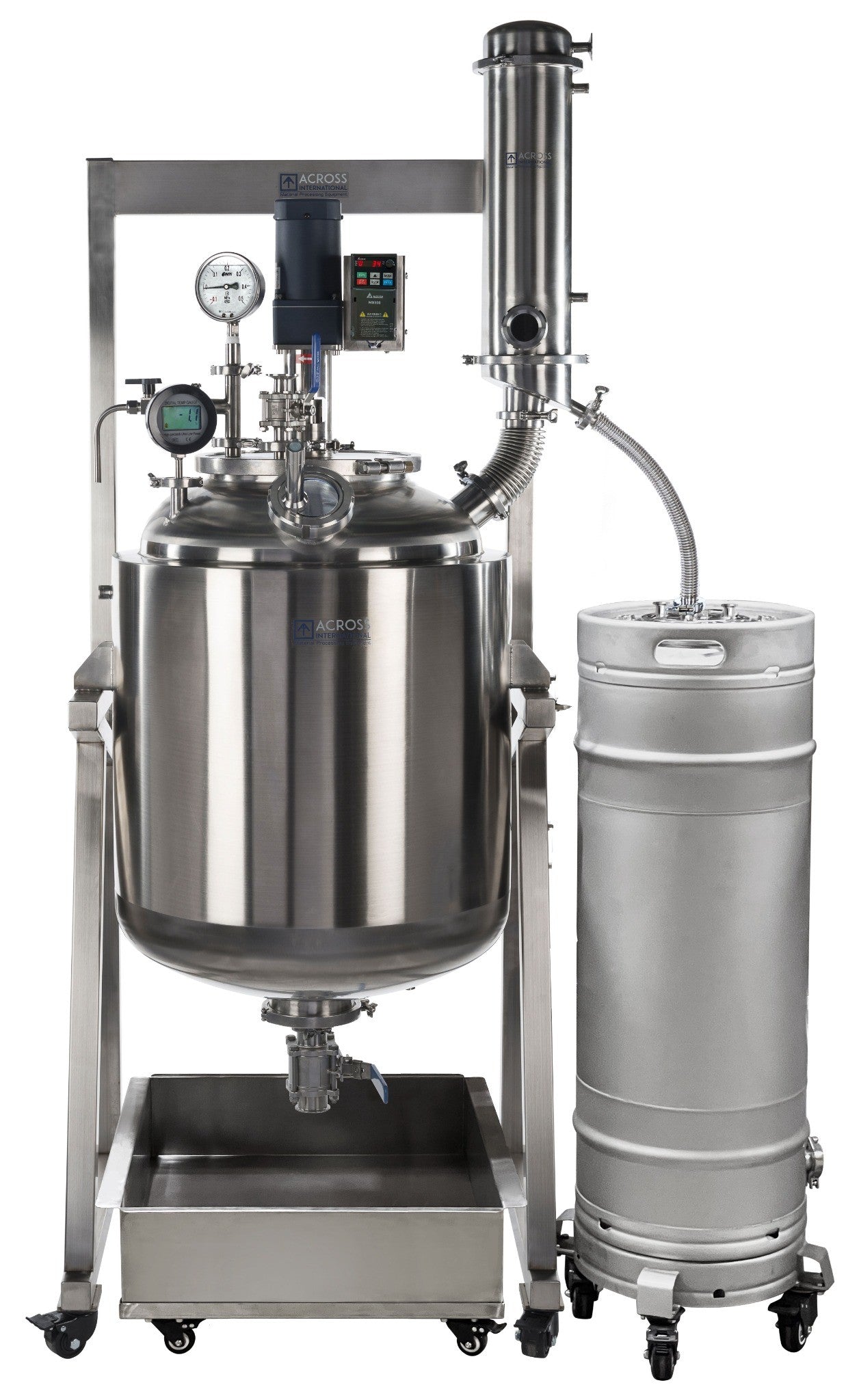 Across International SR200 Ai ETL C1D1 Dual-Jacketed 200L 316L-Grade SST Reactor