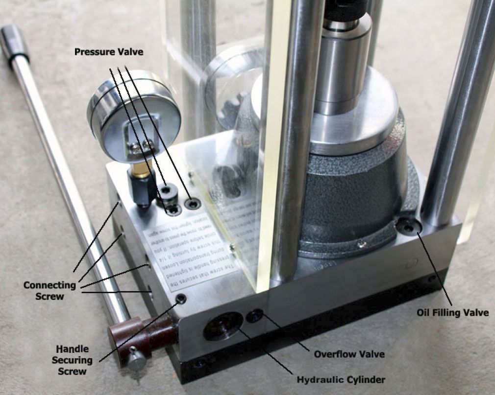 Across International MP24A 24-Ton Pellet Press with Hydraulic Pump & Safety Shield