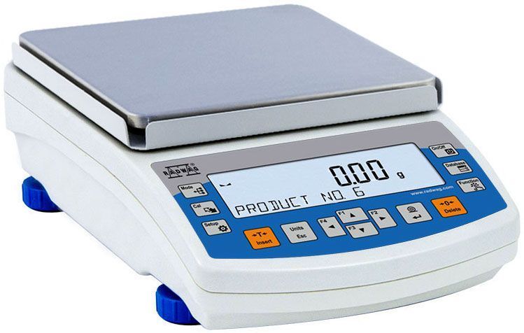 Across International PS 2100.R2.M Radwag R2 2100g Capacity 0.01g Readability 8x8" Precision Balance