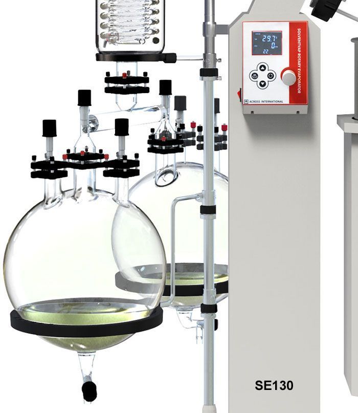Across international SE130 Ai SolventVap 13G/50L Rotary Evaporator Motorized+Manual Lift