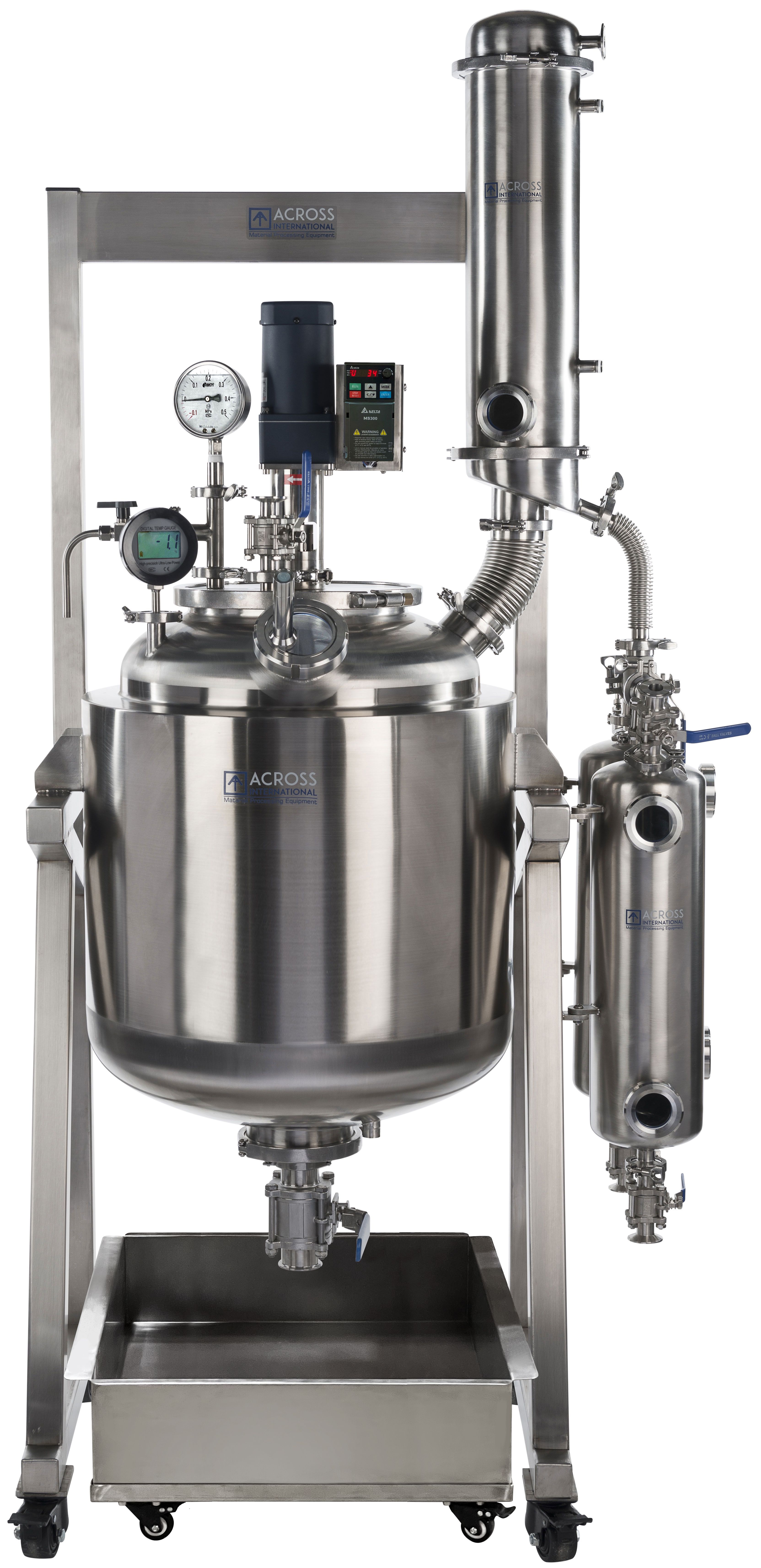 Across International SR100 Ai ETL C1D1 Dual-Jacketed 100L 316L-Grade SST Reactor