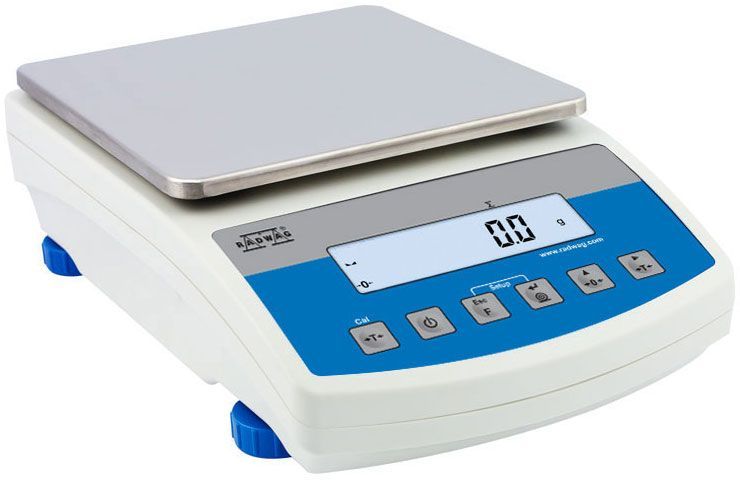 Across International WLC 2/A2 Radwag 2000g Capacity 0.01g Readability 8x8" Precision Balance