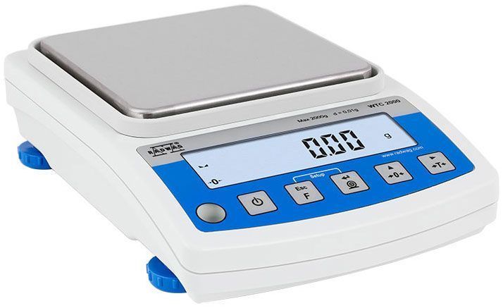 Across International WTC 600 Radwag 600g Capacity 0.01g Readability 5x5" Precision Balance
